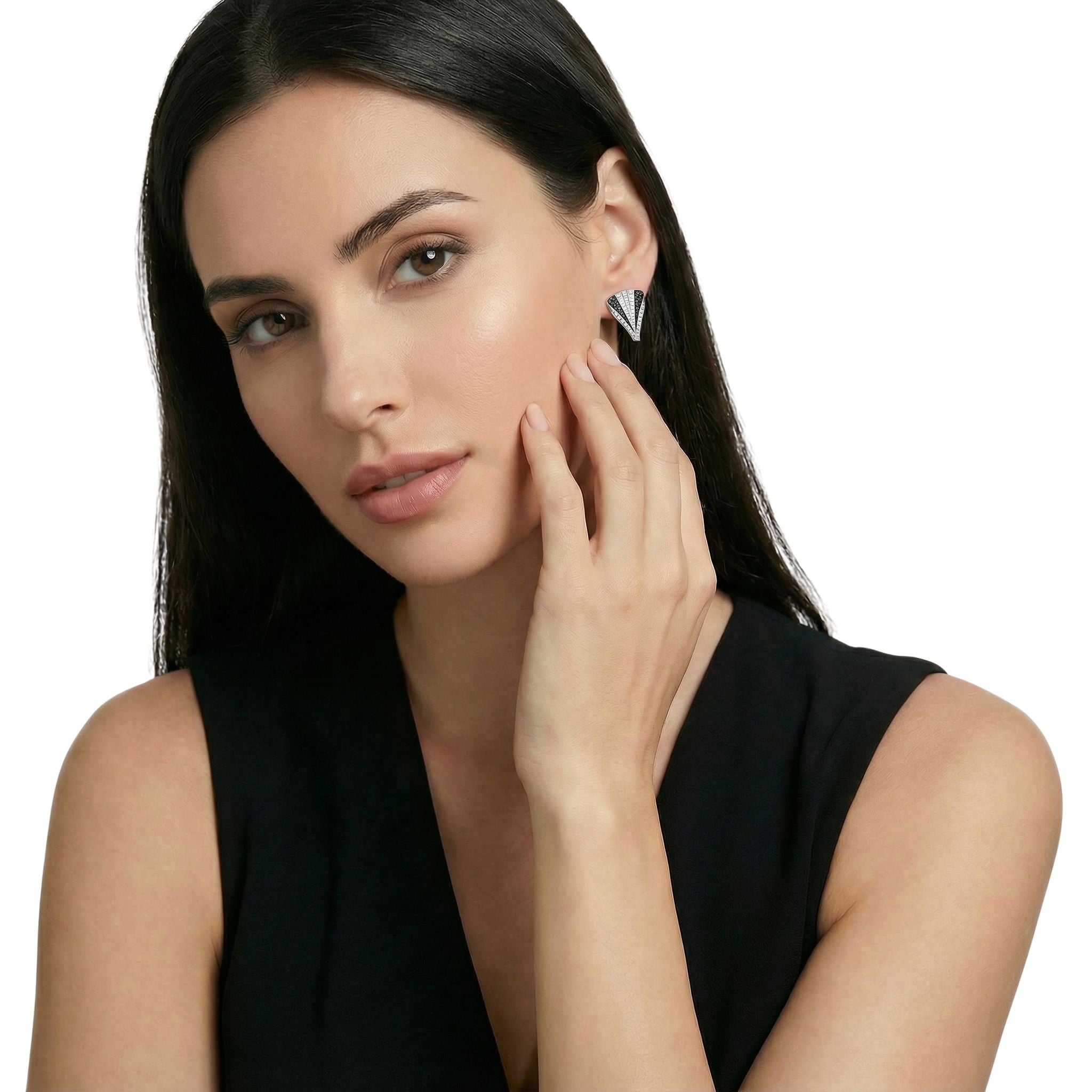 IMPERARI ARCHITEKTURA ESSENTIALS – SIGNATURE EARRINGS DIAMOND WHITE GOLD