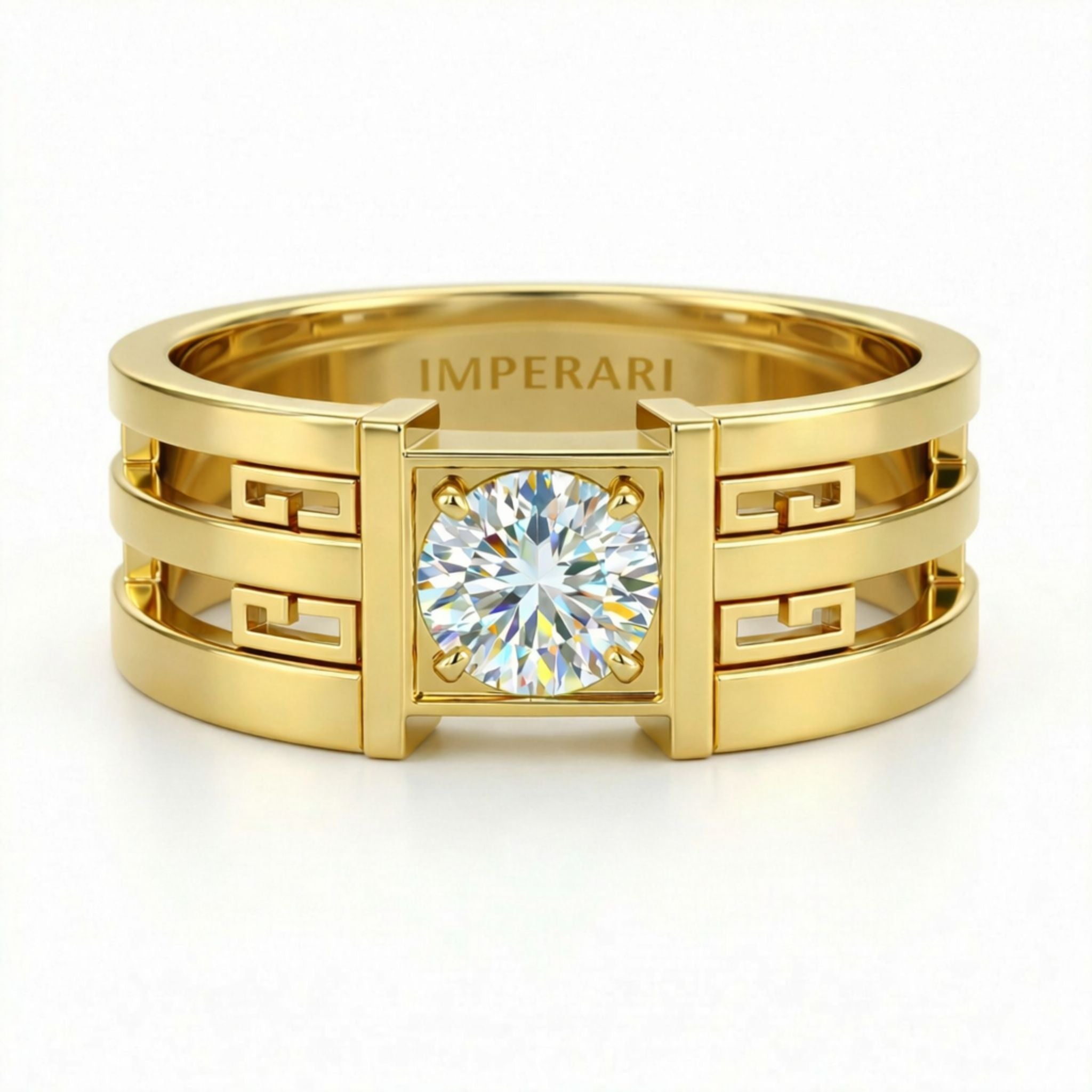IMPERARI MEANDRA – SIGNATURE RING YELLOW GOLD