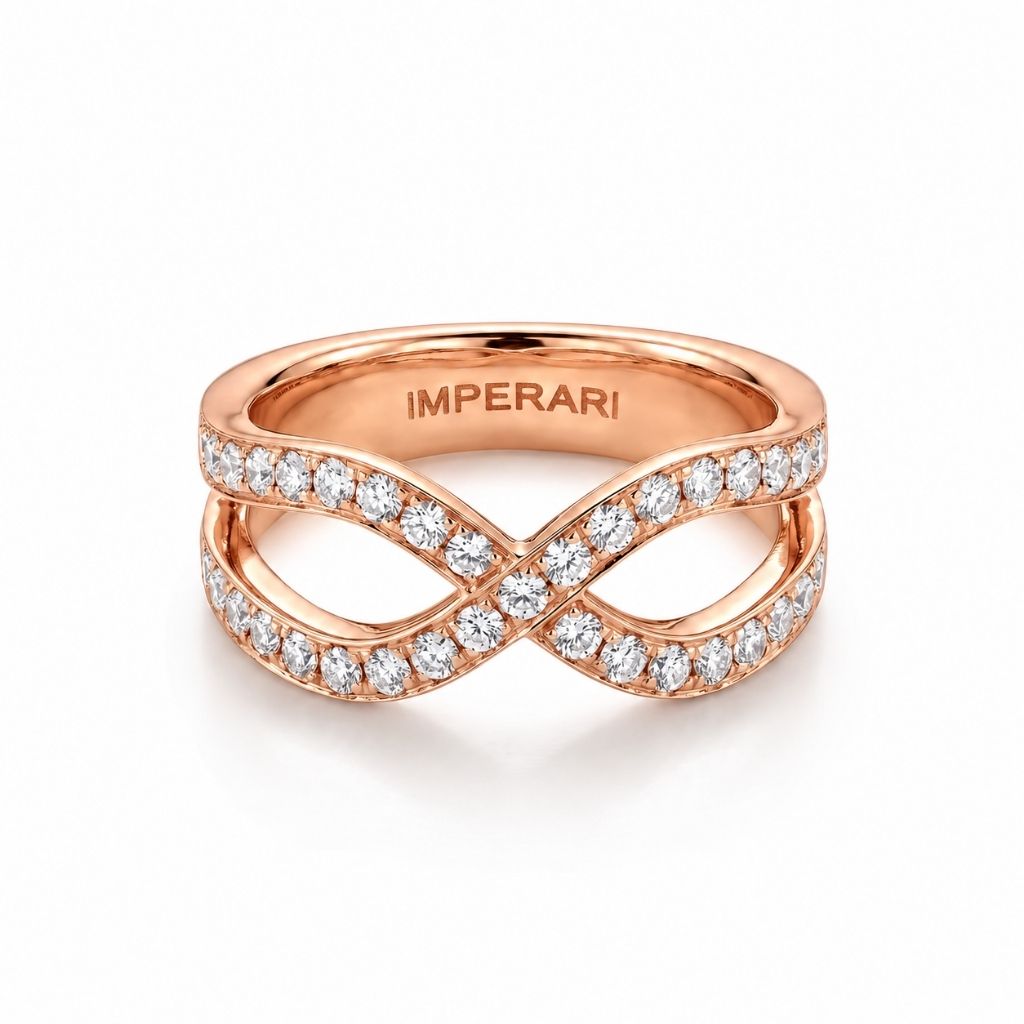 IMPERARI INFINITA – DIAMOND RING ROSE GOLD